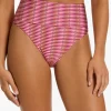 Alessia Geo Fold Down Bikini Pant - Peony