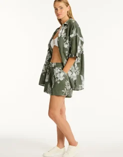 Aloha Beach Shirt - Khaki