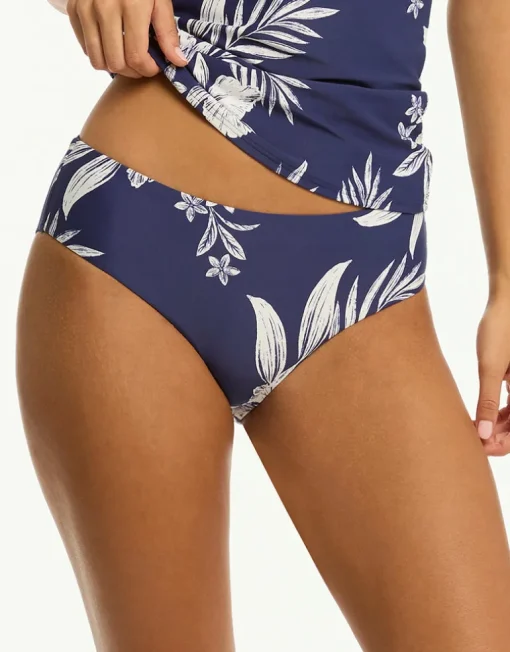 Aloha Mid Bikini Pant - French Navy
