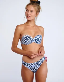 Aquali Sakata Bandeau Bikini Top