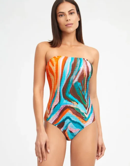 Aquarelle Bandeau Swimsuit
