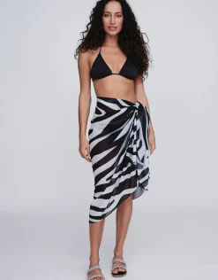 Bali Sarong - Black and White
