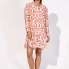 Beach Shirt - White Flame