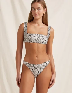 Bisou Vacances Crop Bikini Top - Ditsy Floral