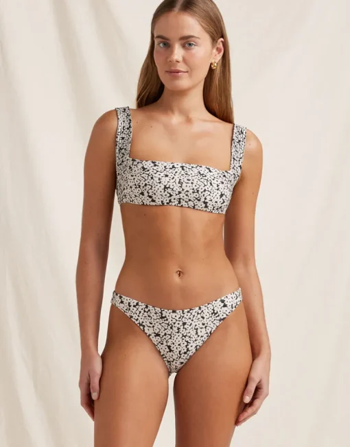 Bisou Vacances Crop Bikini Top - Ditsy Floral
