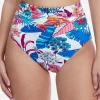 Bohemian Gypsy High Waist Bikini Pant - White