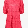 Broderie Tunic - Luscious Red