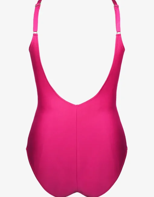 Ceylan Underwired Wrap Swimsuit - Pink