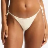 Chiara Rio Tie Side Bikini Pant - Ecru
