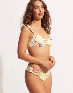 Coast to Coast High Cut Rio Bikini Pant - Wild Lime