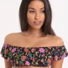 Cocobella Tolvo Off The Shoulder Bikini Top - Black