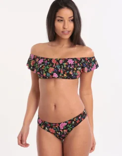 Cocobella Tolvo Off The Shoulder Bikini Top - Black