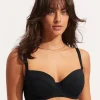 Collective DD Cup Underwire Bikini Top - Black
