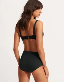 Collective DD Cup Underwire Bikini Top - Black