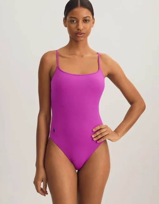 Color Shop Kennedy Swimsuit - Purple Cactus Flower