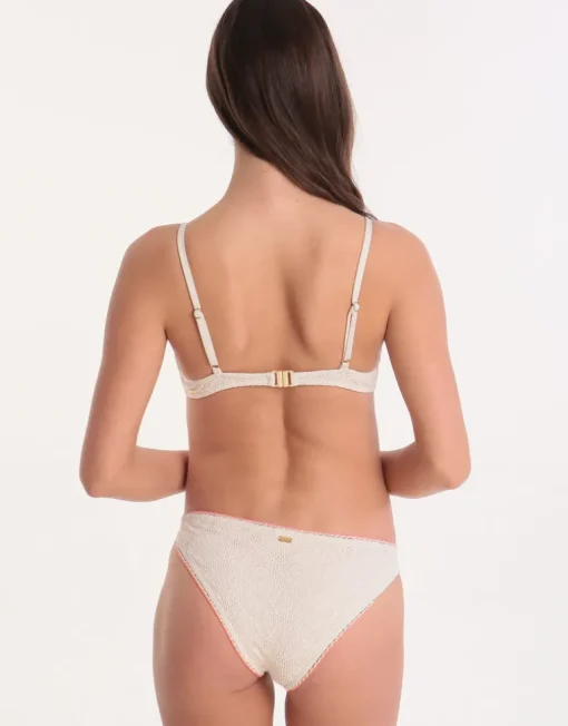 Couture Crochet Plago Bralette Bikini Top - Ecru
