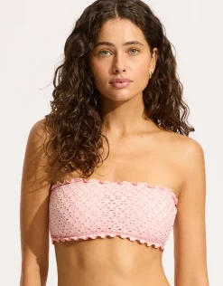 Daydreamer Tube Bikini Top - Dusty Pink