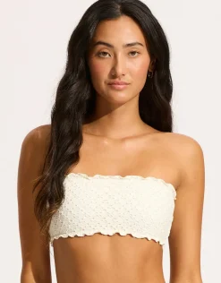 Daydreamer Tube Bikini Top - Vanilla