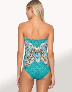 Decorum Bandeau One Piece - Teal