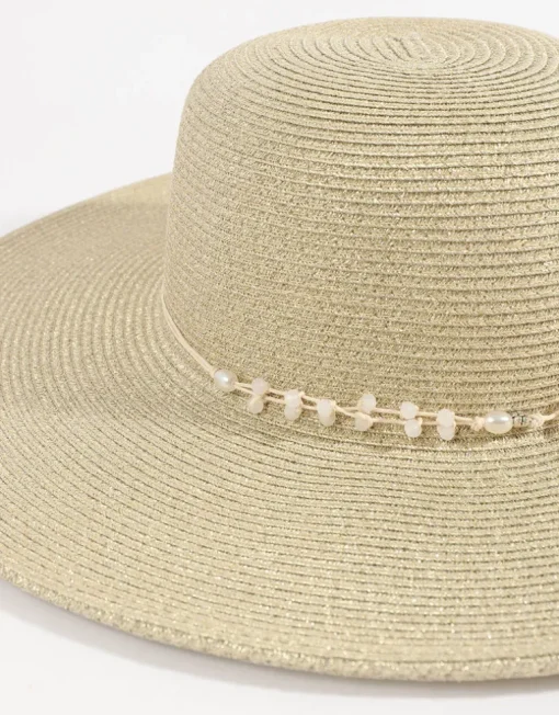 Diana Hat - Metallic Gold