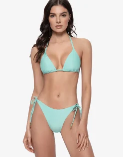 Divine Tie Side Full Bikini Pant - Aqua