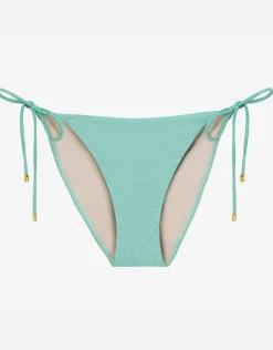 Divine Tie Side Full Bikini Pant - Aqua