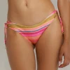 Dopamine Stripe Brazilian Hipster Bikini Pant - Dopamine Brights