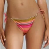 Dopamine Stripe Tie Side Bikini Pant - Dopamine Brights
