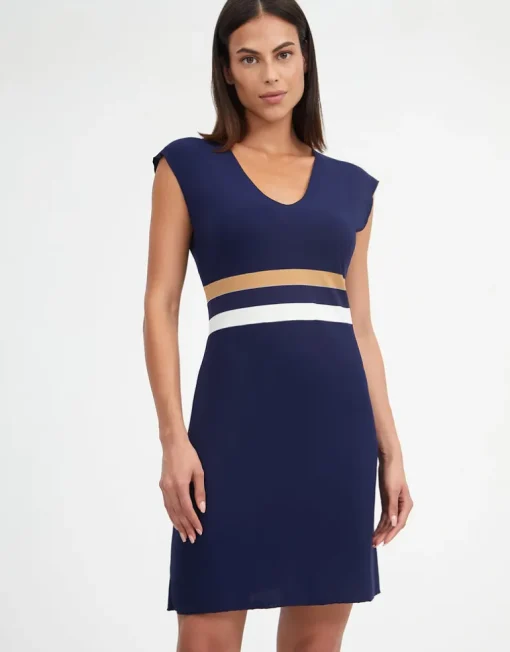 Doris Beach Dress - Navy