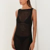 Erika Short Cover Up - Black