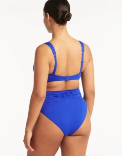 Essentials Underwired C/D Cup Bikini Top - Cobalt