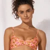 Euphoric Bloomwave Bralette Bikini Top - Sunsoaked Neons