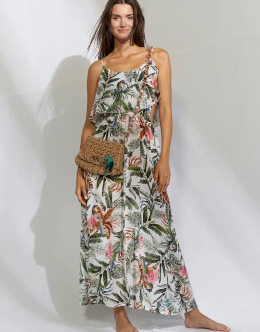 Exotic Dive Maxi Dress - Retro Tropics