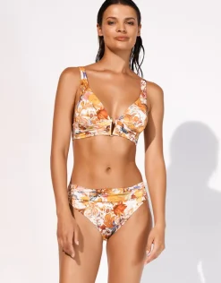 Exuberance Banded Bikini Pant - Solar