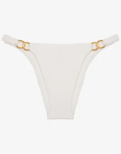 Firenze Jolie Detail Brazilian Bikini Pant - White