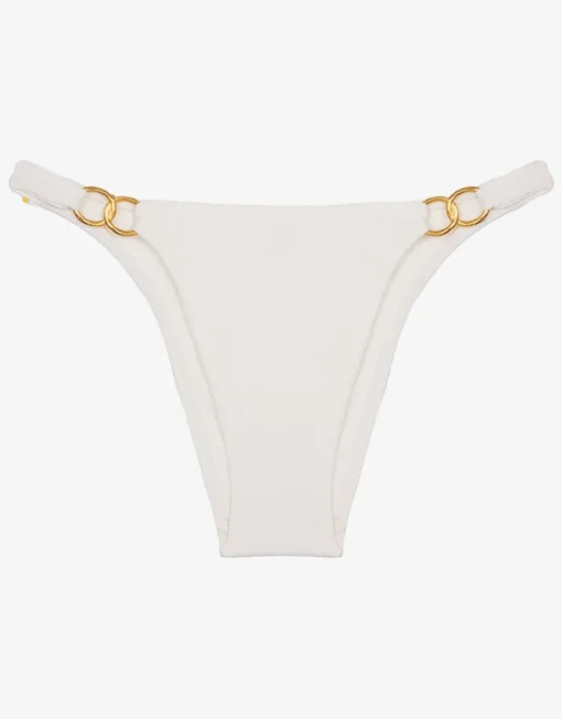 Firenze Jolie Detail Brazilian Bikini Pant - White