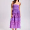 Gaia Bandeau Dress - Purple