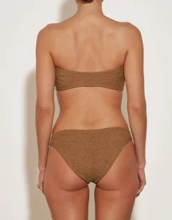 Gloria Bikini Set - Metallic Cocoa