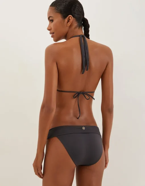 Graffiti Bia Tube Bikini Top - Grey