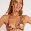 Hanalei Nuco Bikini Top - Maroon