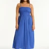 Heatwave Bandeau Dress - Blue