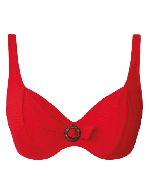 Ilenia Bikini Top - Red