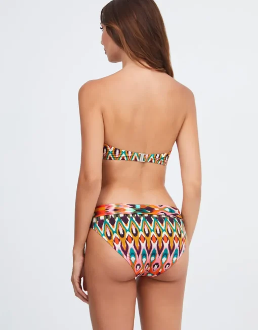 Ipanema Fold Bikini Pant - Pink Multi