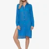 Island Blue Shea Beach Shirt - Blue