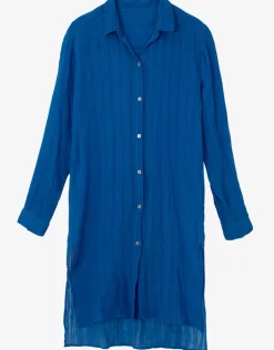 Island Blue Shea Beach Shirt - Blue
