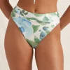 Isles Mid High Cut Bikini Pant - Watercolour