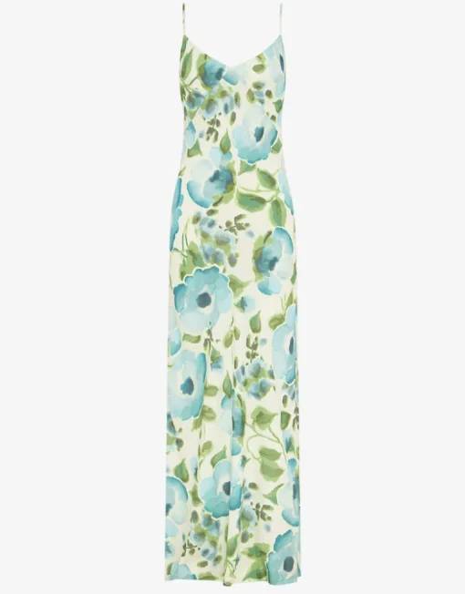 Isles Slip Maxi Dress - Watercolour