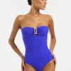 Jetset Bandeau Swimsuit - Sapphire