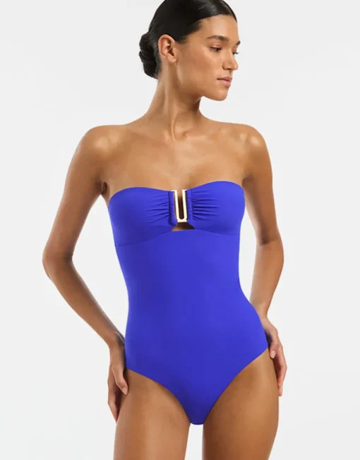 Jetset Bandeau Swimsuit - Sapphire