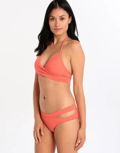 Jetset Crossover Top - Coral